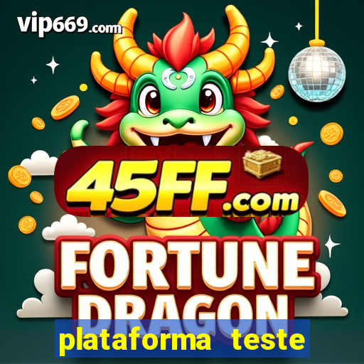 plataforma teste fortune tiger